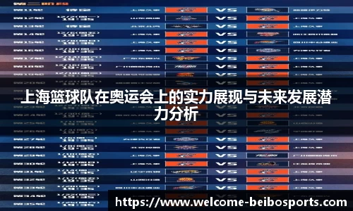 上海篮球队在奥运会上的实力展现与未来发展潜力分析